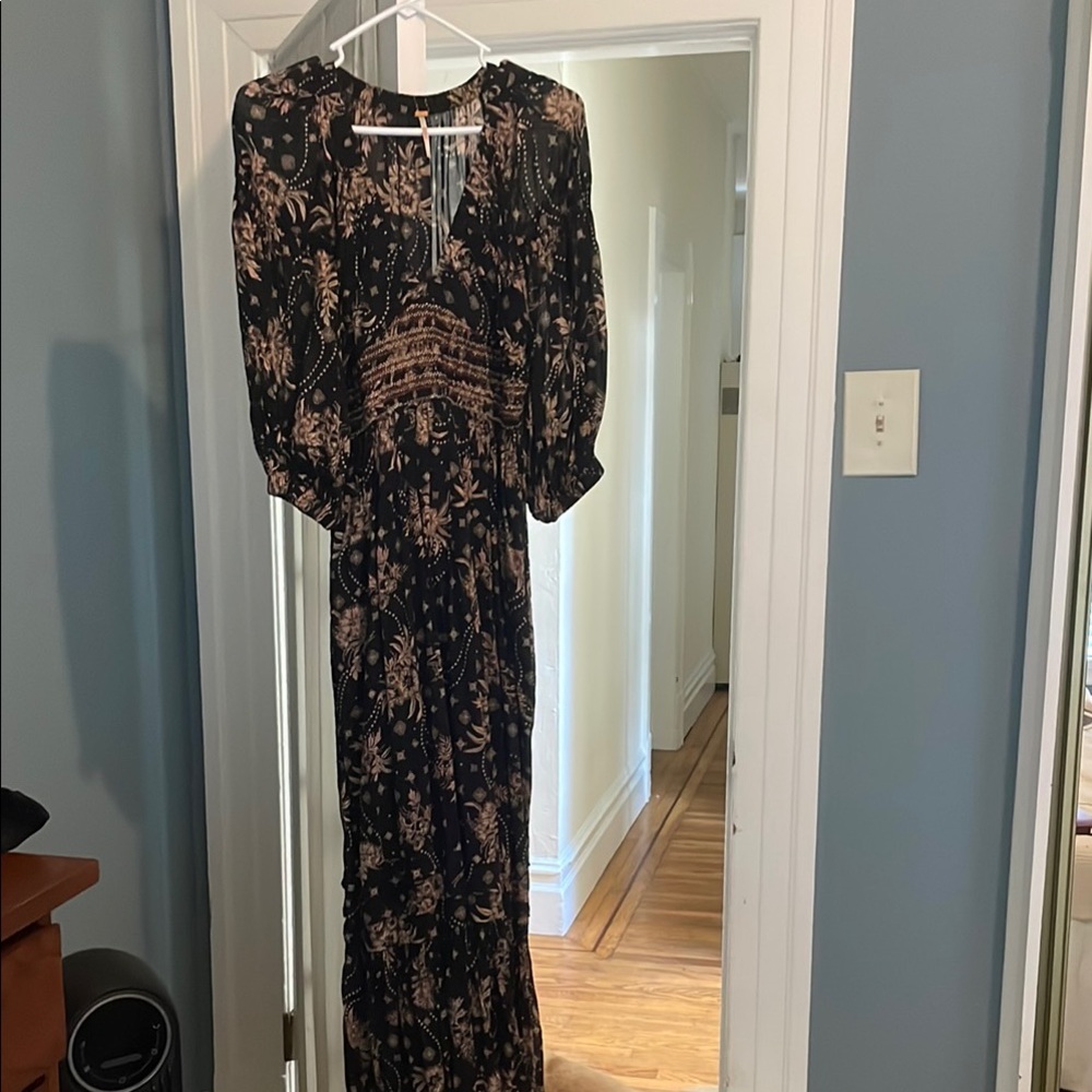 Free People Floral Maxi Dress